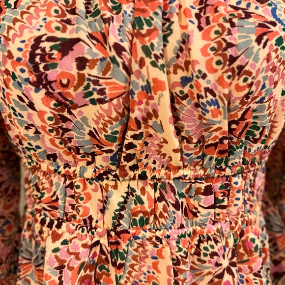 DR2 Floral Women's Top - Multicolor- long sleeves. Size XS - Picture 3 of 7